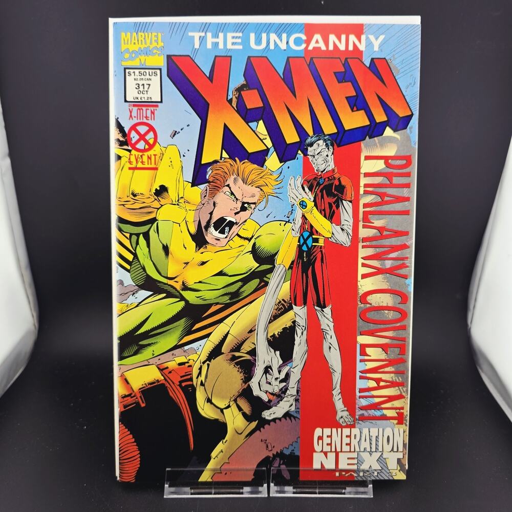 UNCANNY X-MEN #317 NM+ 9.6/9.8? 1st Blink & Skin Marvel 1994 Phalanx Foil Key